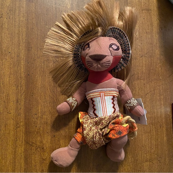 Disney The Lion King Broadway Musical Simba Beanbag Plush (NWT) - Picture 2 of 6
